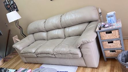 Leather couch