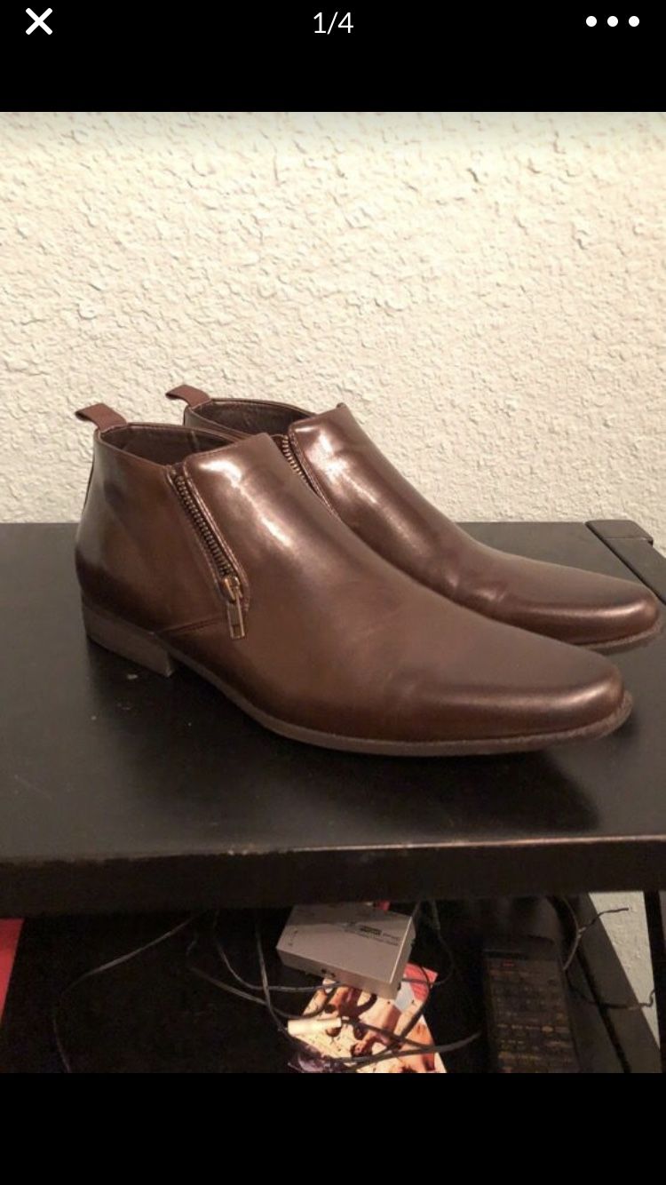 Brown dress boots sz 11