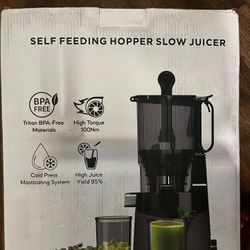 Self feeding hopper Juicer