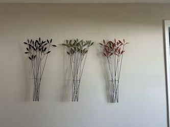 Large Metal Trees Wall Decor