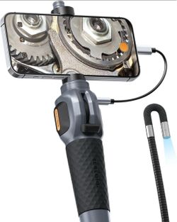 Teslong  TD-300 Two-Way Articulating Borescope USB-C Endoscope Inspection Camera 5FT ((compatible with Lightning-based devices, PCs, or MacBooks))