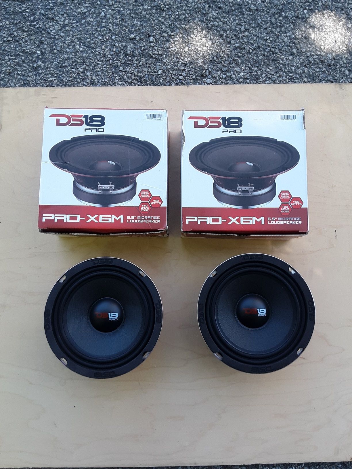 NEW" 6.5" mid-range loudspeakers