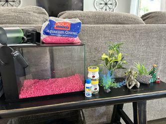 Top Fin 3 Gallon Fish Tank, Feeder And Filters