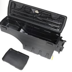 LA Zona Auto Parts 2015 to 2019 Passenger Side Truck Bed Storage Box Wheel Well Lock Caja de erramienta para troca  