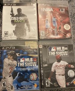 All 4 ps3 game’s $40