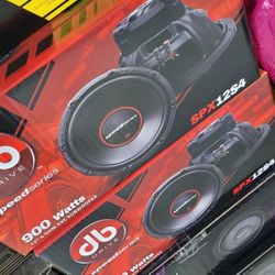 DB Drive 12" Subwoofer Pair 
