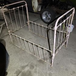 Antique rod, iron crib