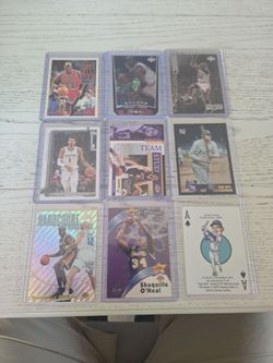 Michael Jordan/ Shaquille O'Neal NBA trading cards