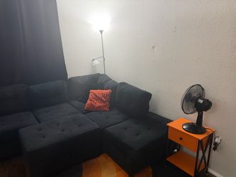 Black Sectional + Ottoman – $500 OBO