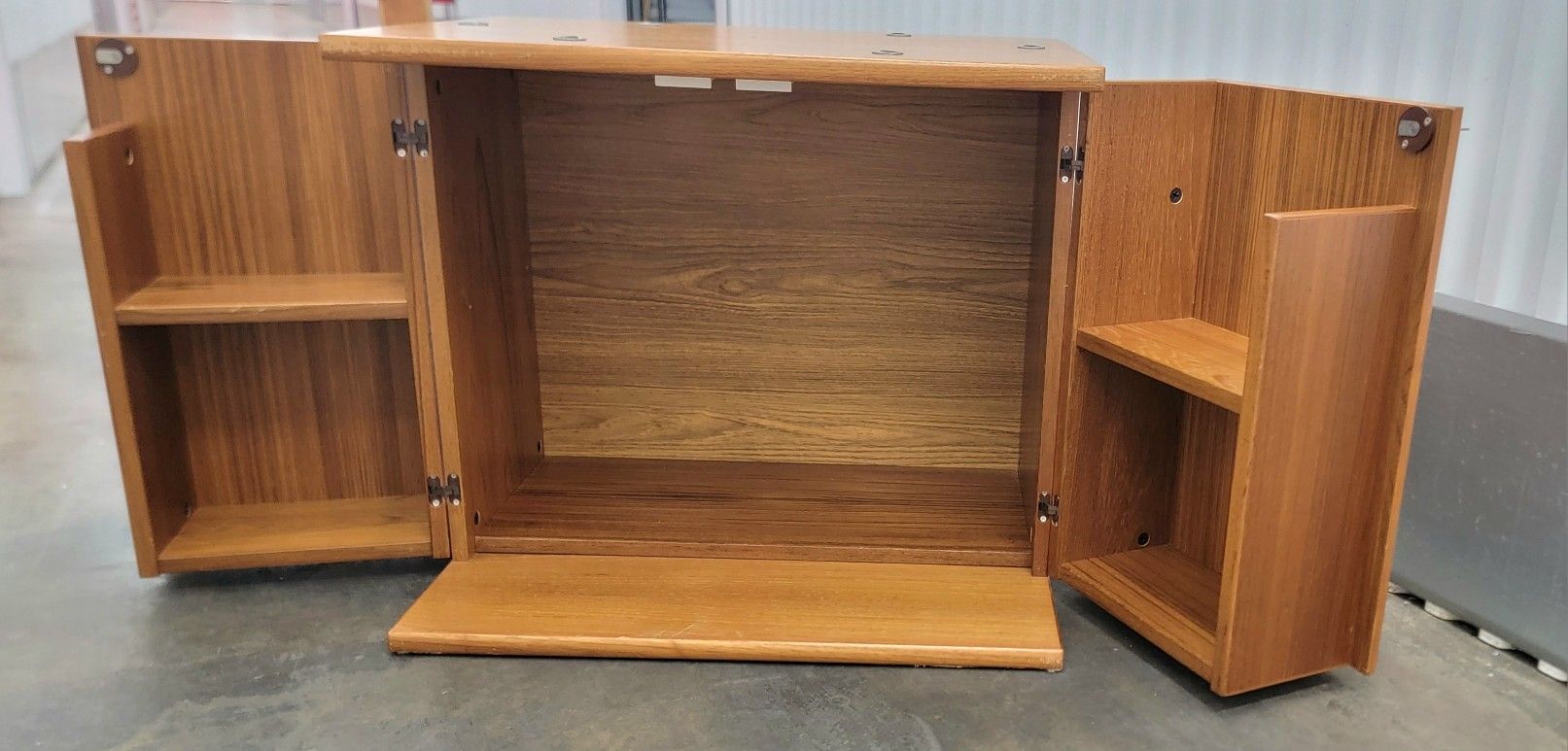 Locking Liquor/ Media Cabinet 2 keys Sturdy MDF 25"D ×18"D x25"H