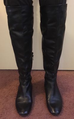 Via Spiga all leather knee high riding boots