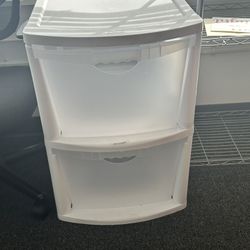 White/Clear Storage Bin 