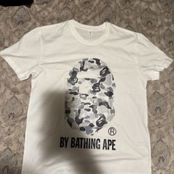 White Bape Tee