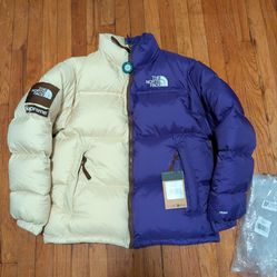 The North Face Supreme Nuptse Purple Medium