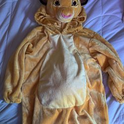 Disney Simba Fizzy Costume Boys Size 5 Used