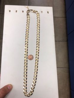 26 inch dia cut curb link chain 66 grams