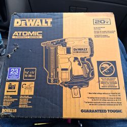 Dewalt20v max 23 guage pin nailer
