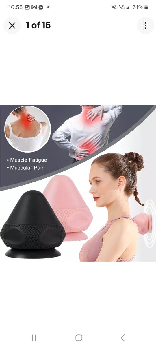 Massage Ball Trigger Point Myofascial Muscle Relief Yoga Therapy Pain Full Body