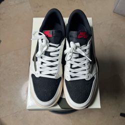 travis scott air jordan 1 low retros in olive