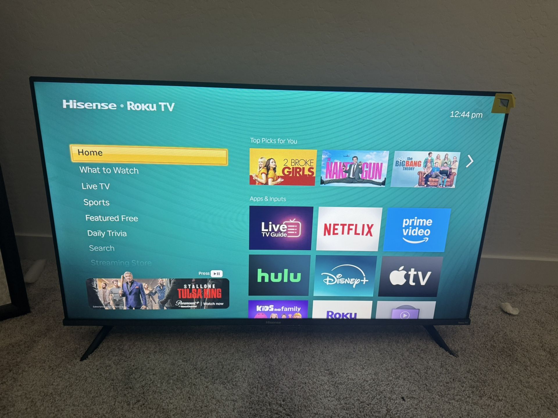 40” Hisense Roku Tv