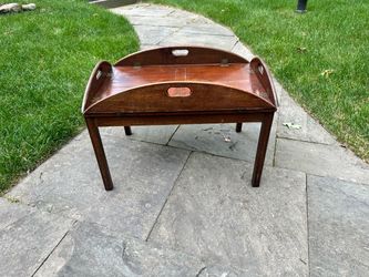 Antique Mahogany Butler's Tray Coffee Table