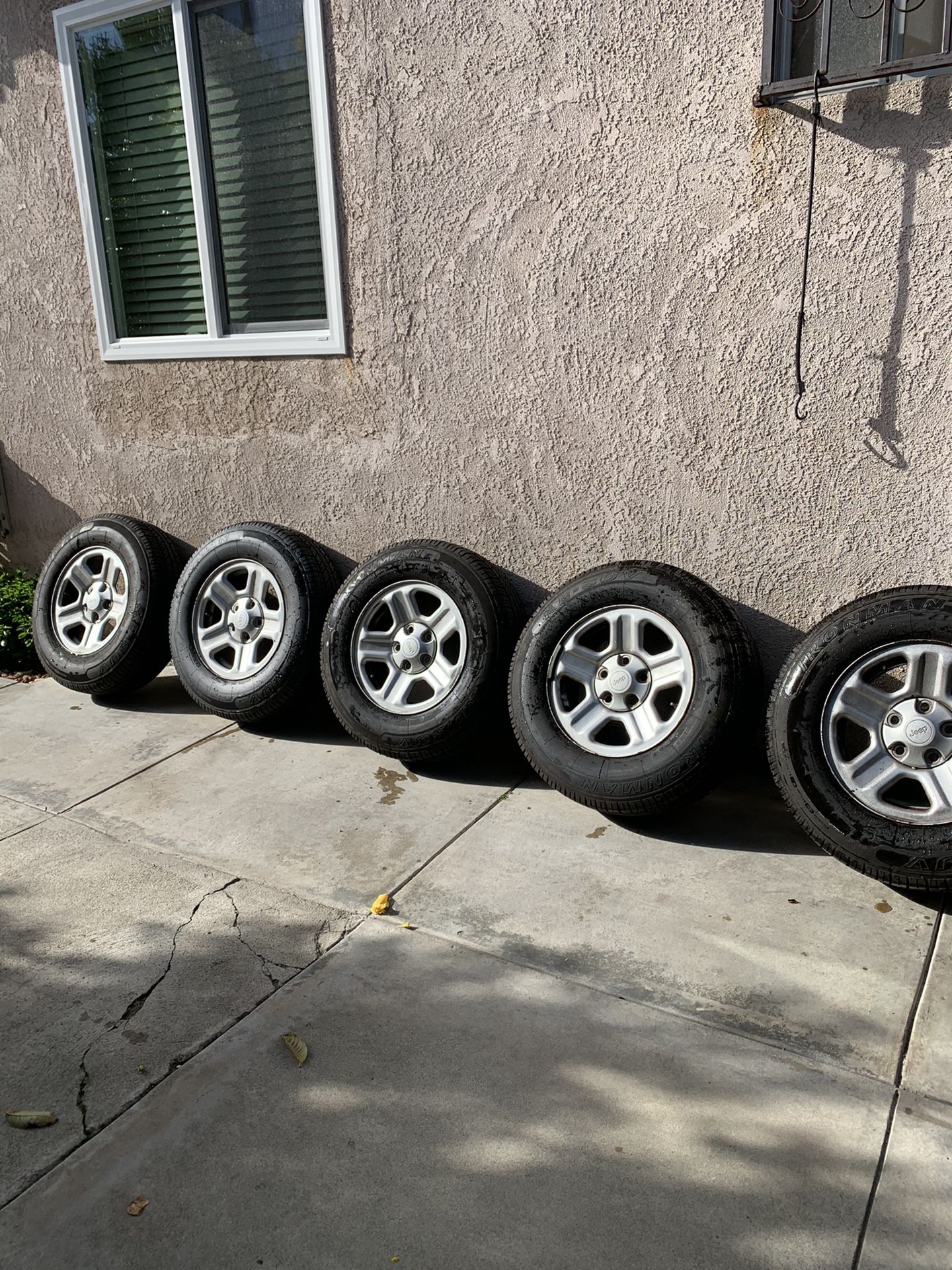Jeep wheels for sale (OBO)
