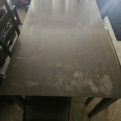 5 Piece Table, Chairs & Bench Set.
