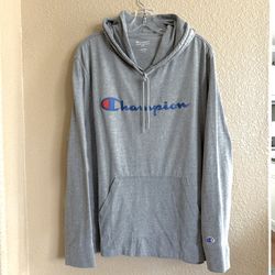 Champion Lightweight Hoodie Sweater Large Clothes
