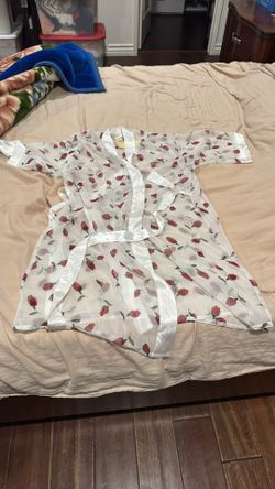 Slip Dress with Robe Lingerie