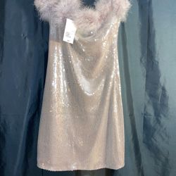 Purple Sequin Dress