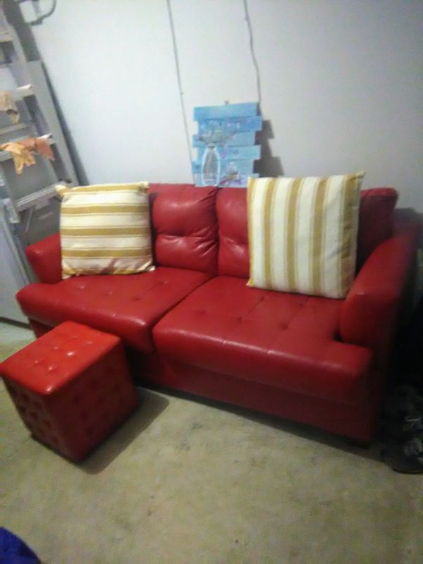 Red Vinyl Sofas For In Palm Harbor Fl Offerup