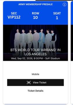 BTS- Wed Sep 2