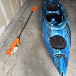 2 Kayaks With Life jackets