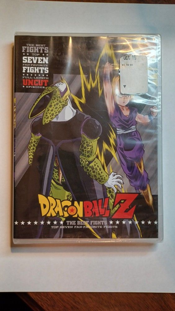 Dragon Ball Z The Best 7 Fights Anime DVD Show Gohan Cell Vegeto New