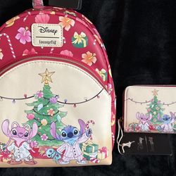 Disney Loungefly STITCH & ANGEL EXCLUSIVE! Bundle (Price Is Firm) If POSTED ITS AVAILABLE!-cash Only Pls 