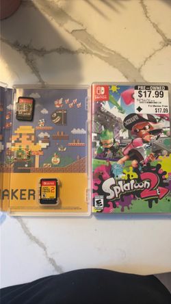 Súper Mario maker 2 & Minecraft & splatoon 2