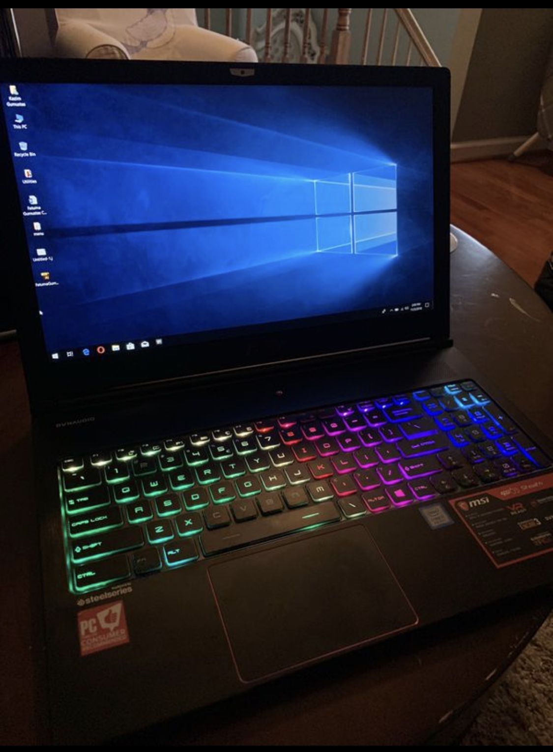 Gaming Laptop MSI Barely Used