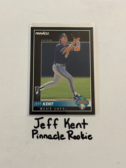 Jeff Kent Toront Blue Jays Hall of Fame 2nd Baseman Pinnacle Rookie Card.