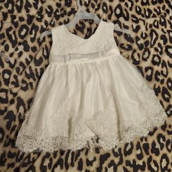 Babygirl White Formal Dress