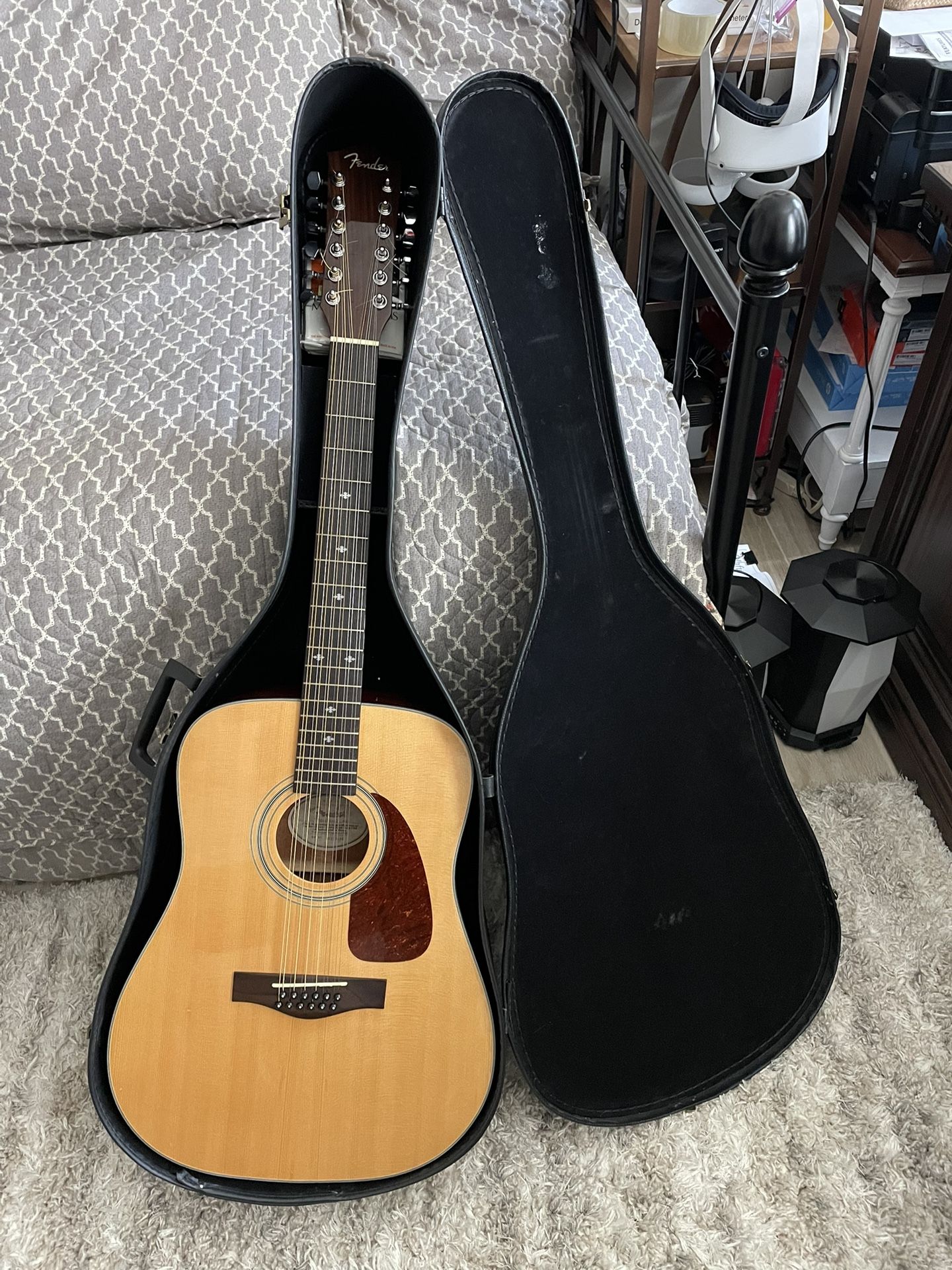 Fender Guitar DG-16E 12 NAT 12-string Dreadnought body, natural gloss finish LIKE NEW