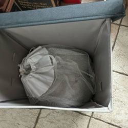 Black XL Laundry Basket Or Storage 