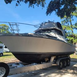 Bertram Sport Fish W/ Aluminum Trailer 