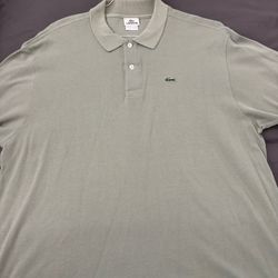 Light Green Mens Lacoste Polo Size 8