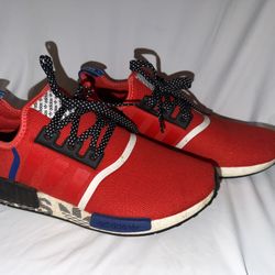 Men’s adidas NMD_R1 Active Red Black Size 11