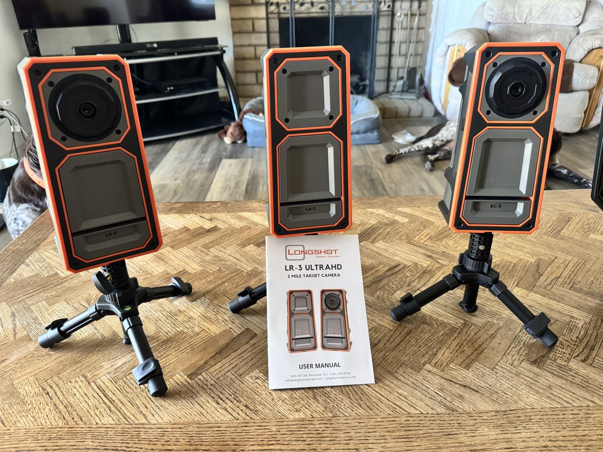 Longshot target camera system