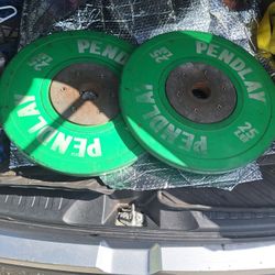 2-25 Lb Pendlay Bumper Plates