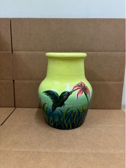 Green Hummingbird Ceramic Pot Philippines