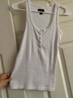 White tank top