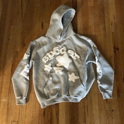 spider grey hoodie