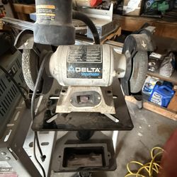 Delta Bench Grinder With New Heavy Duty Pedestal Stand